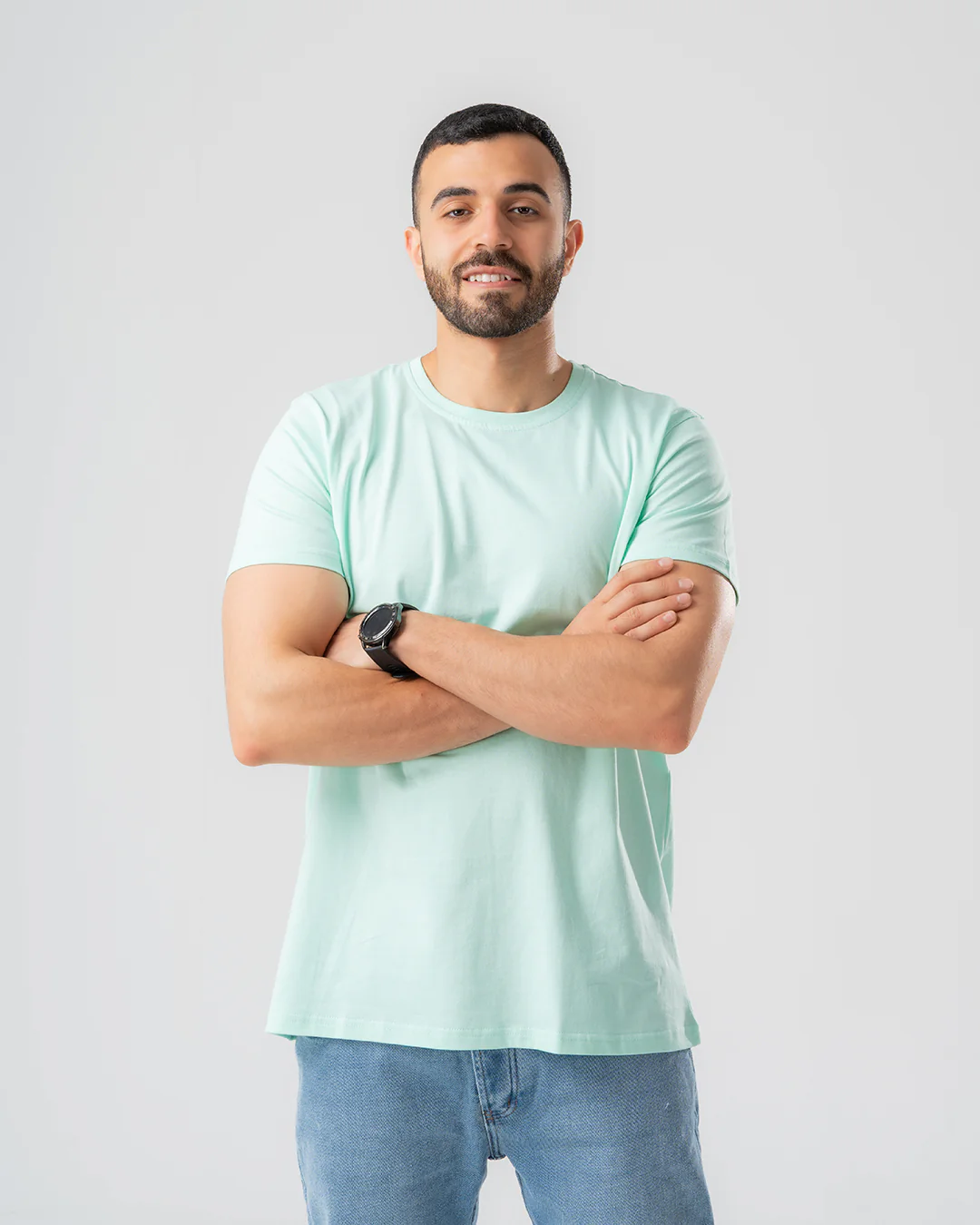 Basic Half Sleeves T-shirt - Image 11