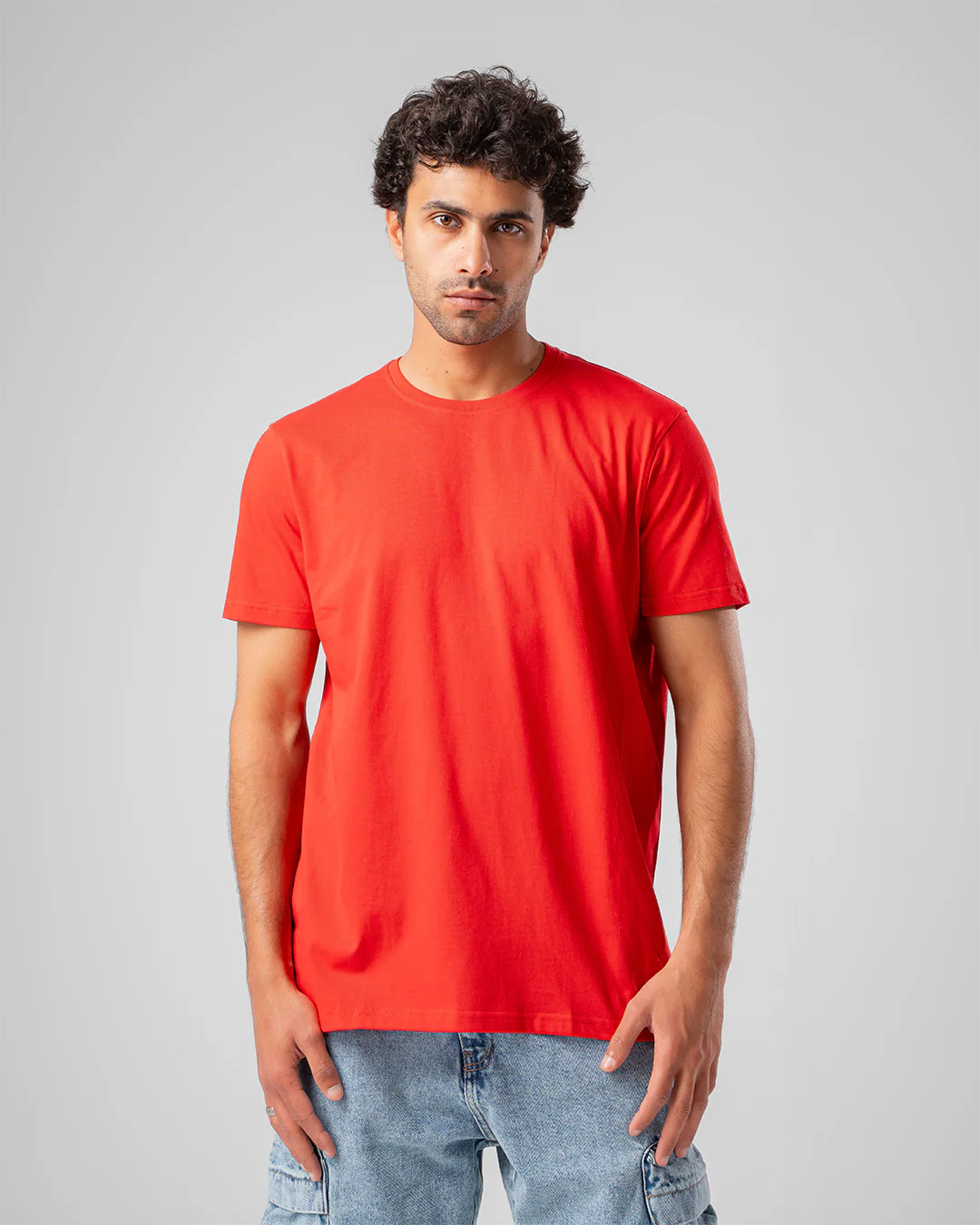 Basic Half Sleeves T-shirt - Image 6
