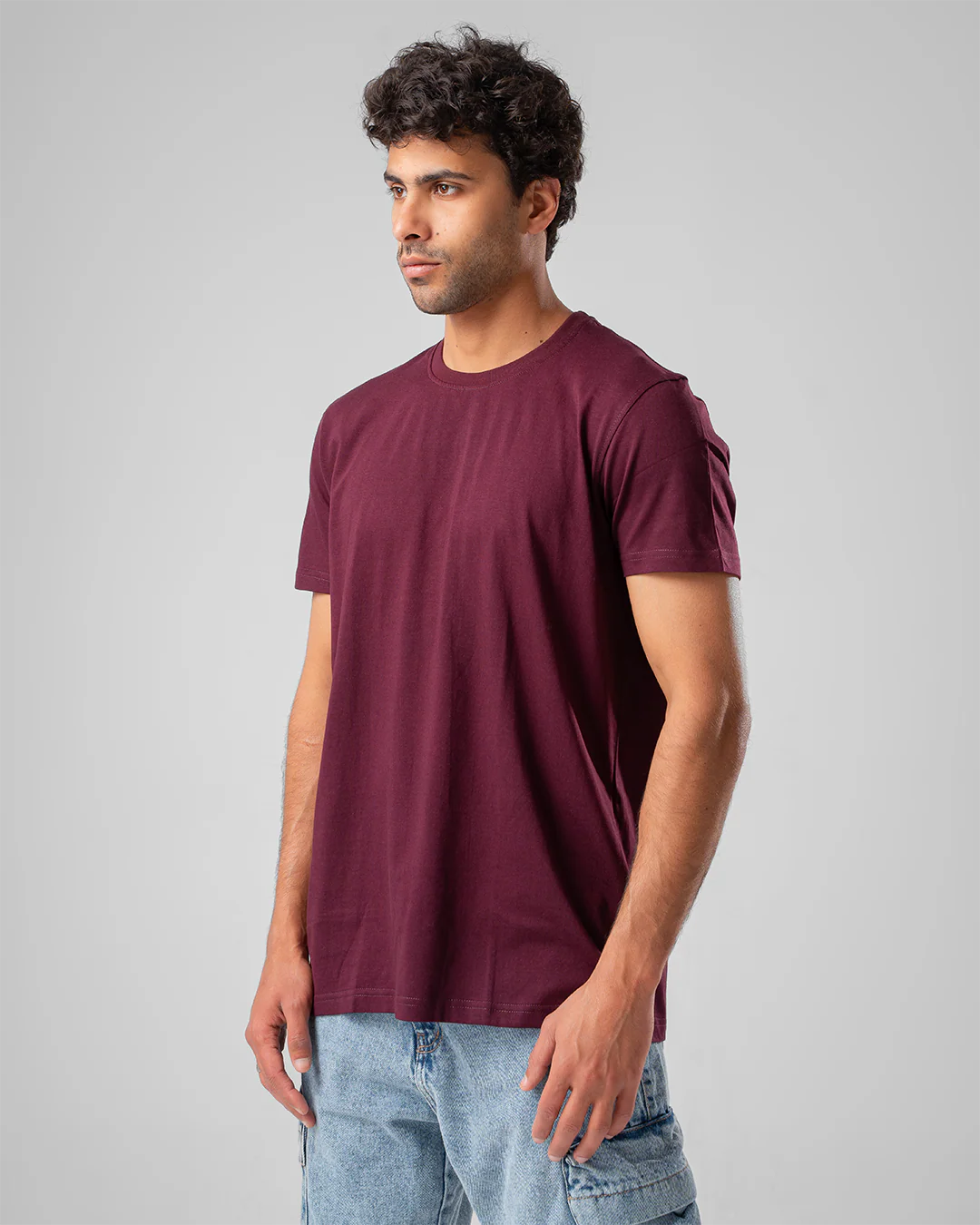 Basic Half Sleeves T-shirt - Image 8