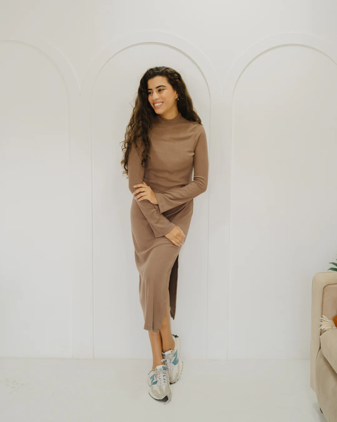 Basic Ribbed Dress - Image 8