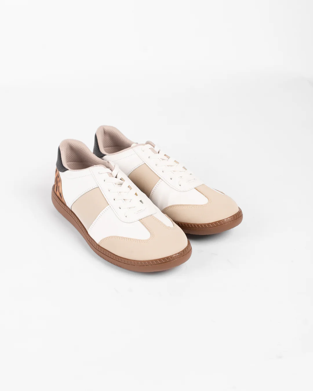 Beige Flat Sneakers - Image 2