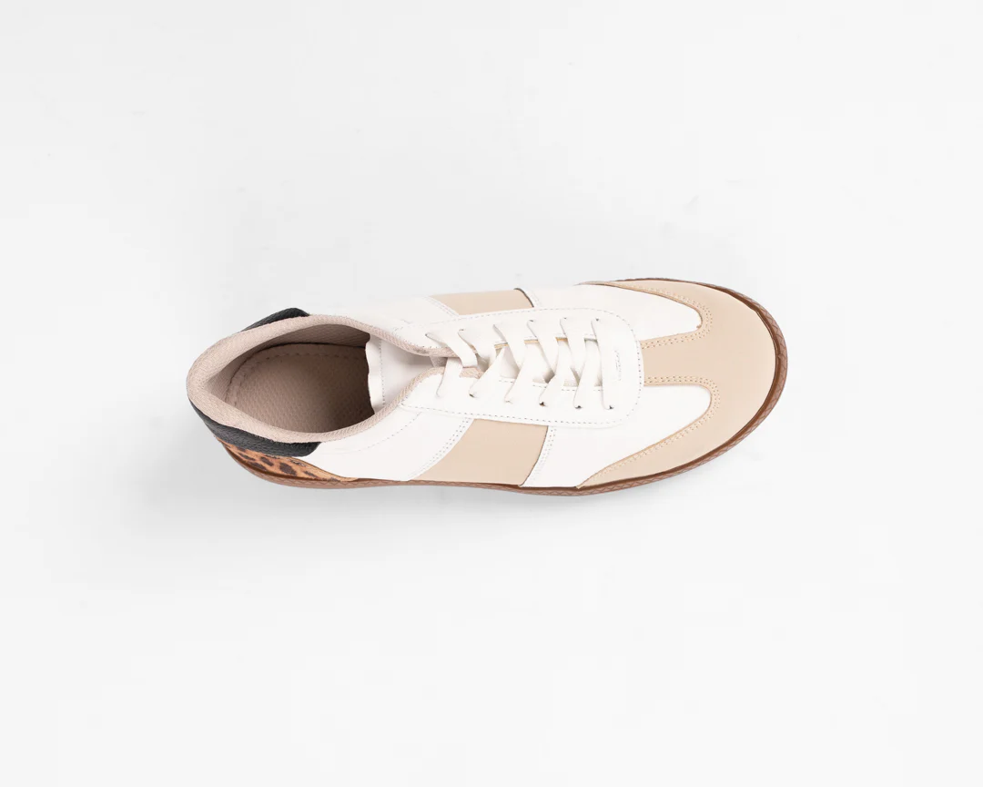 Beige Flat Sneakers - Image 7