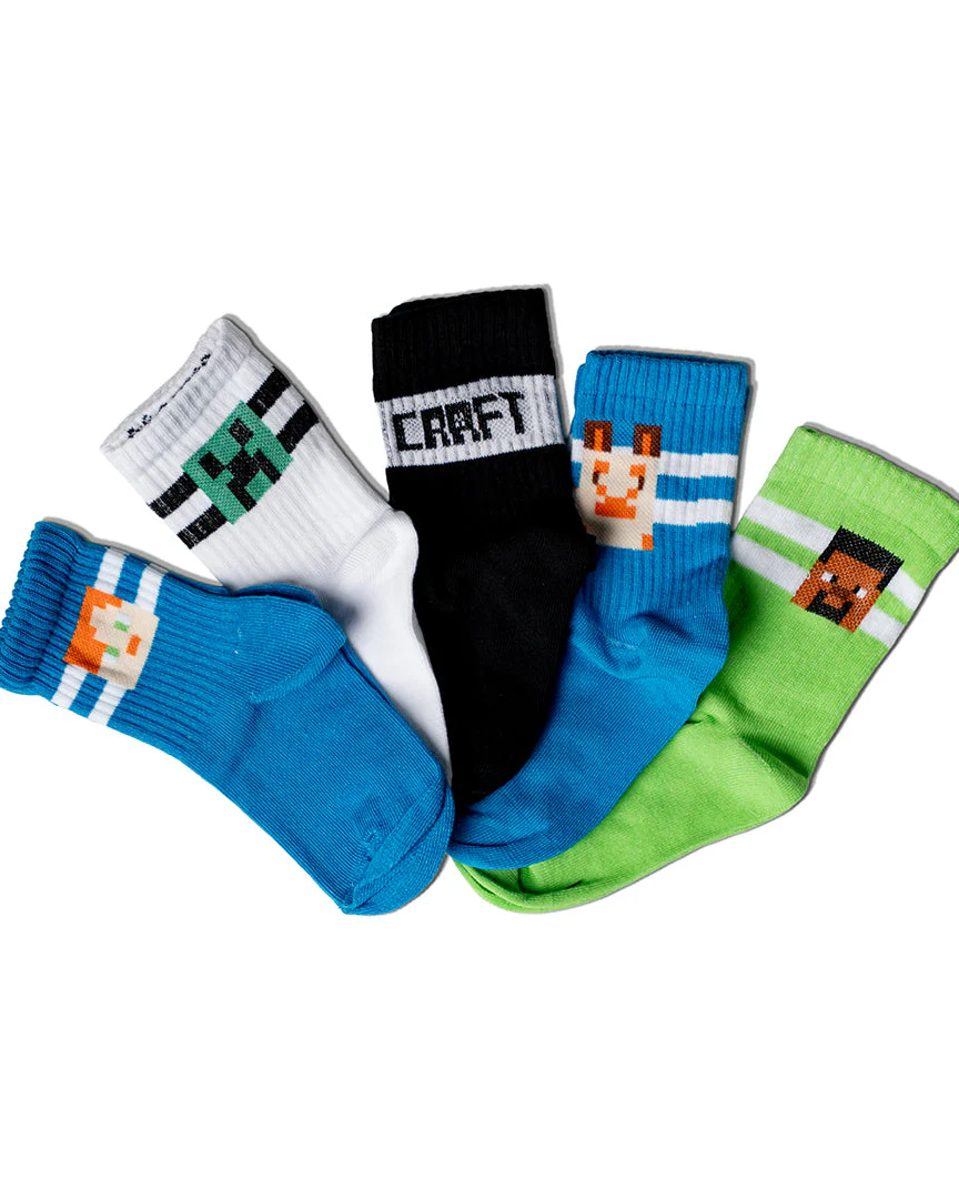 Boys Cotton Long Socks 5pc
