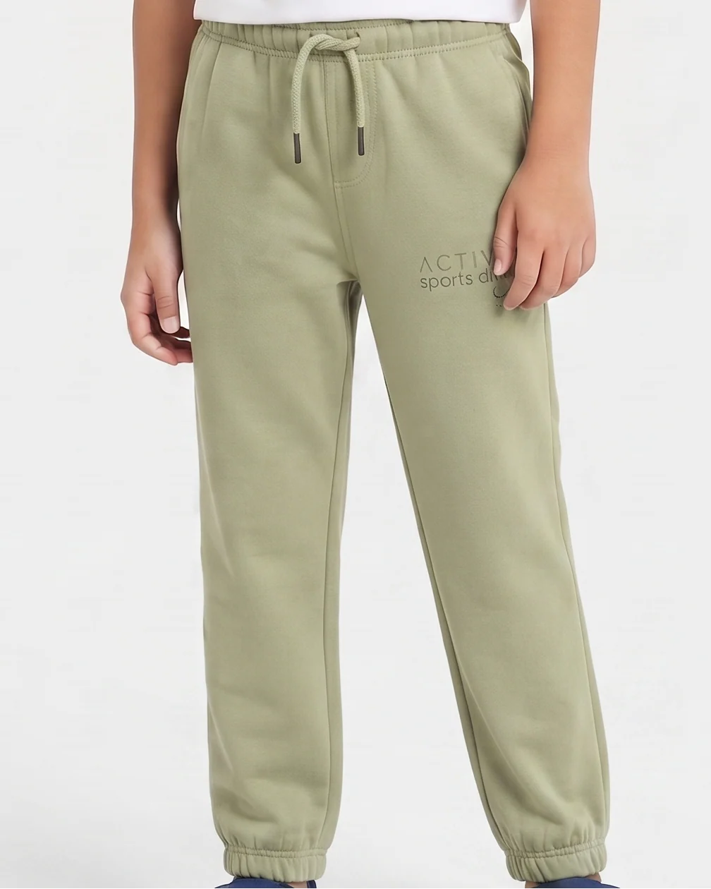 Boys Embroidered summer melton pant - Image 2