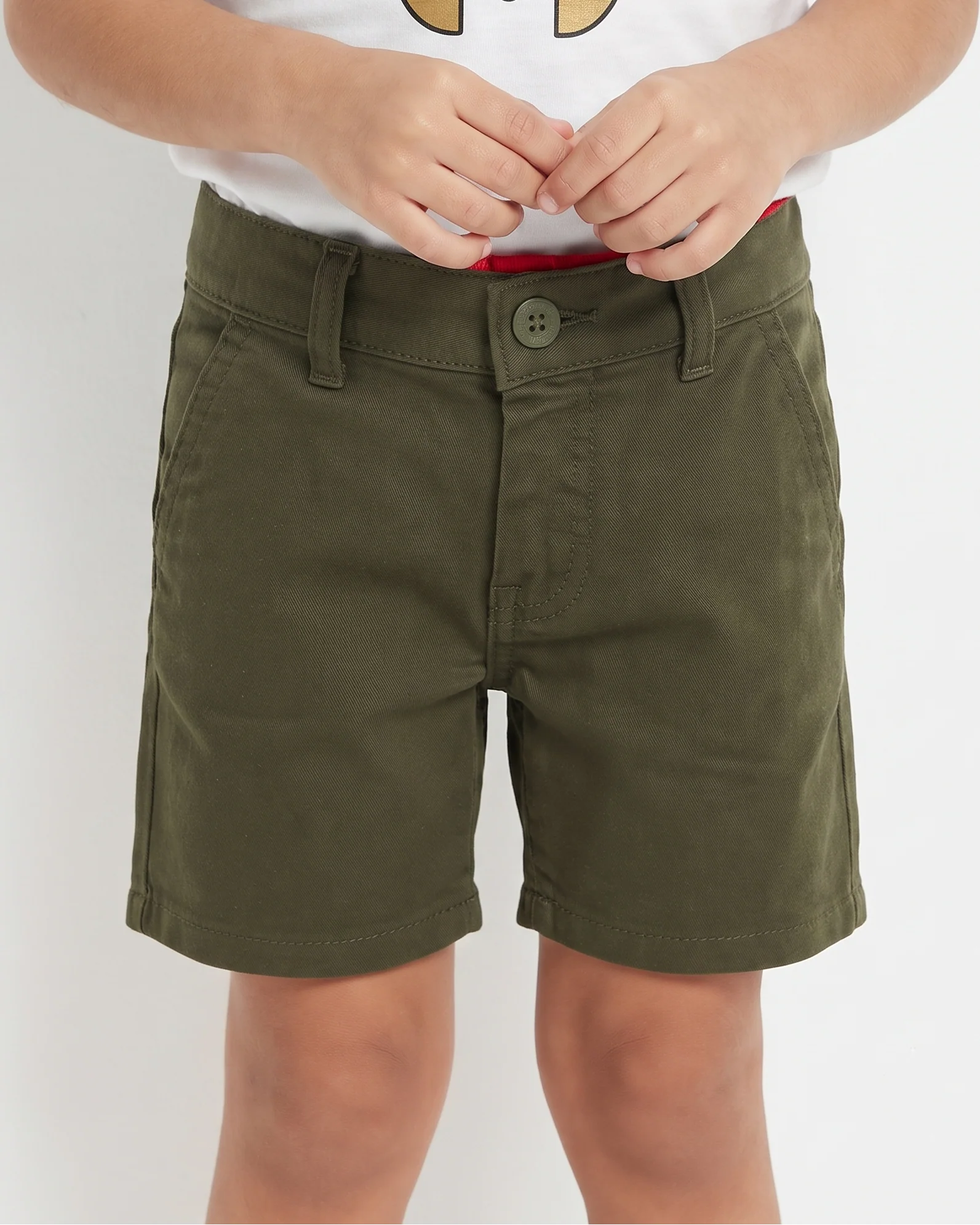 Boys gabardine Short W/pocket