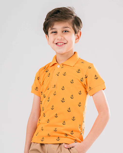 Boys Half-Sleeves Polo T-shirt