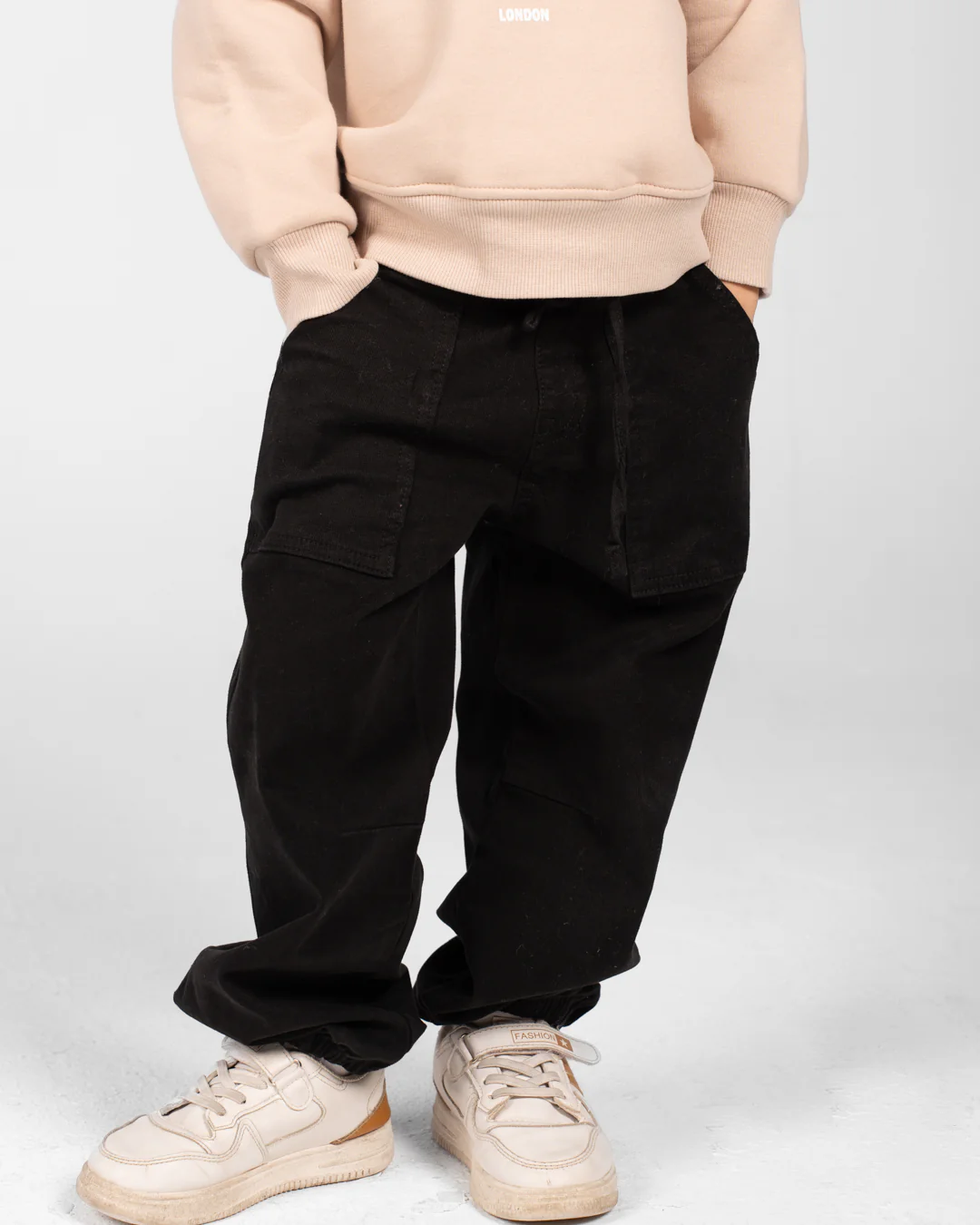 Boys Jogger Fit Gabardine Pant - Image 4