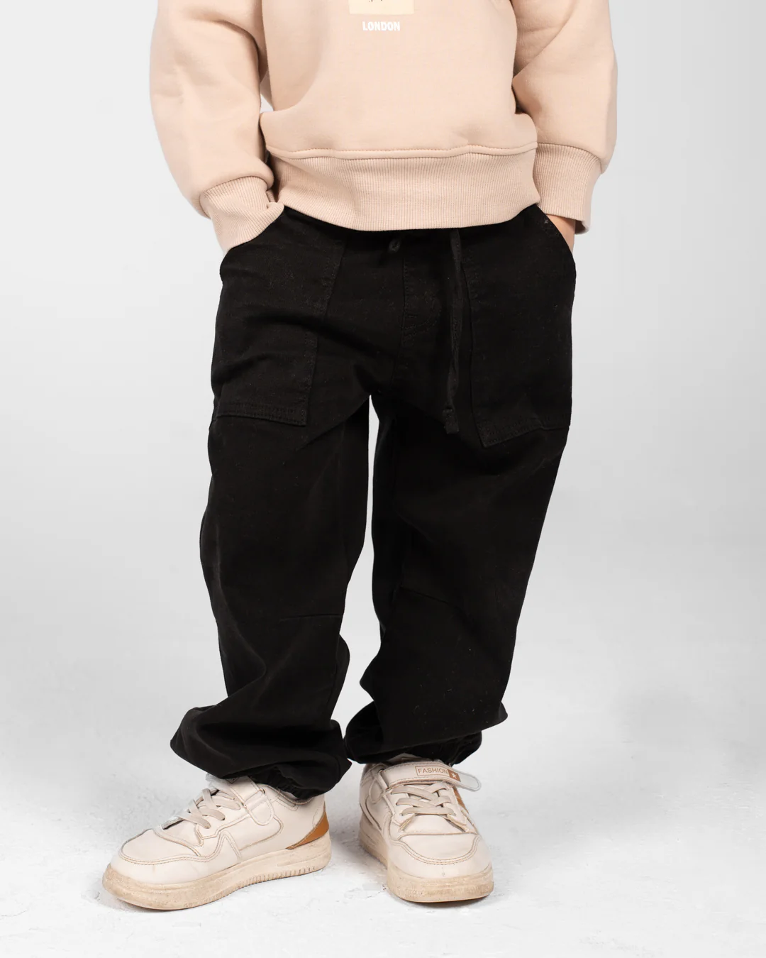 Boys Jogger Fit Gabardine Pant - Image 5