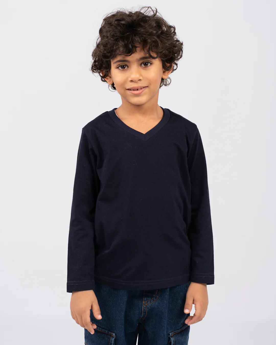 Boys long-sleeve V-neck t-shirt - Image 5