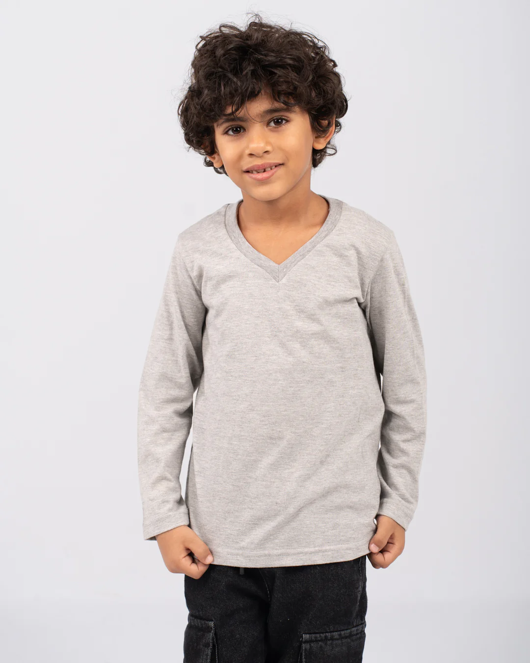 Boys long-sleeve V-neck t-shirt - Image 6