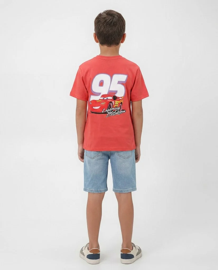 Boys Printed 95 Half Sleeves T-shirt - Image 3