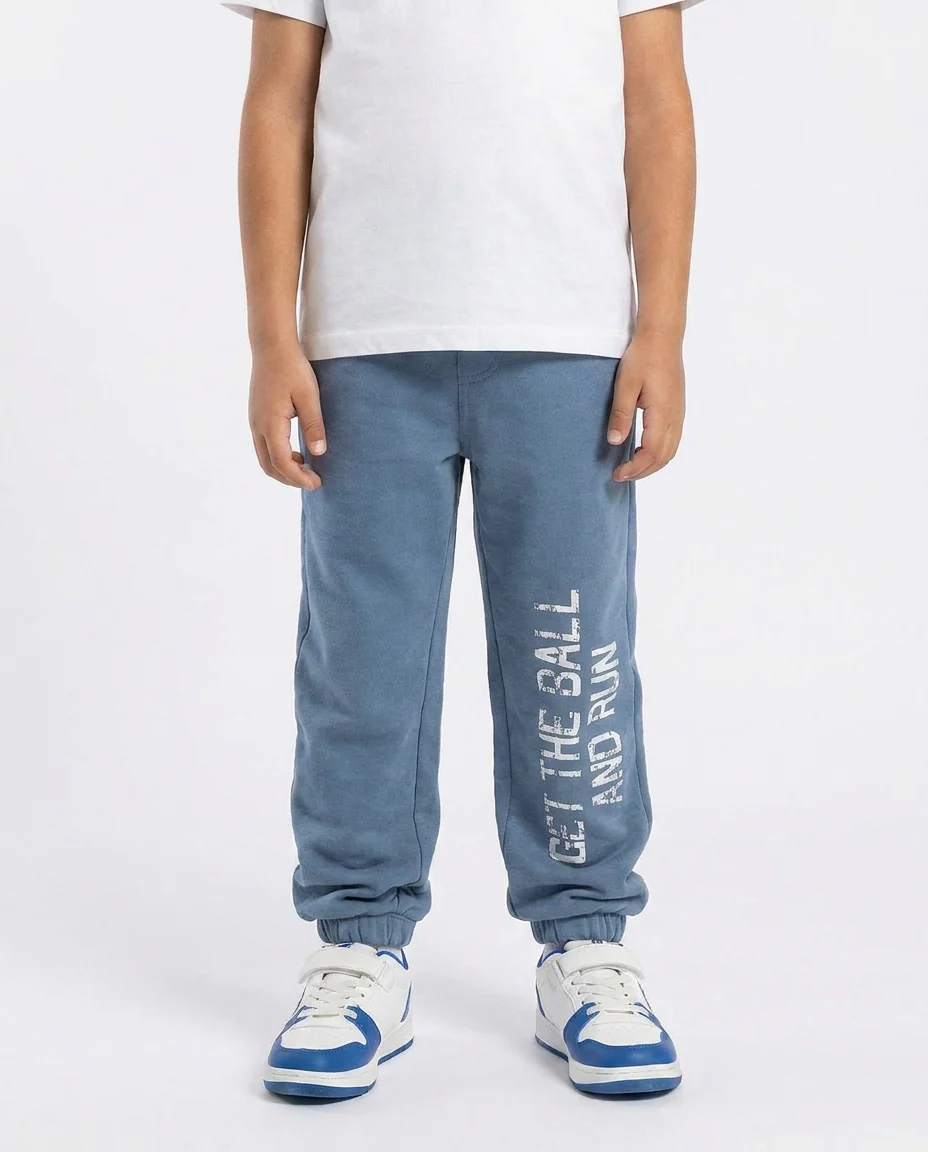Boys Printed Get The Ball Summer Melton Pant