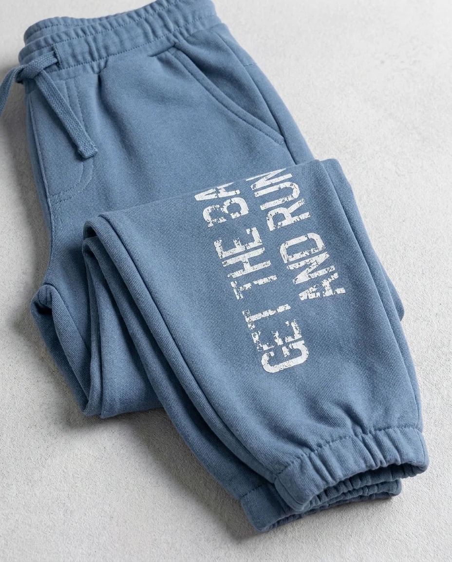 Boys Printed Get The Ball Summer Melton Pant - Image 3
