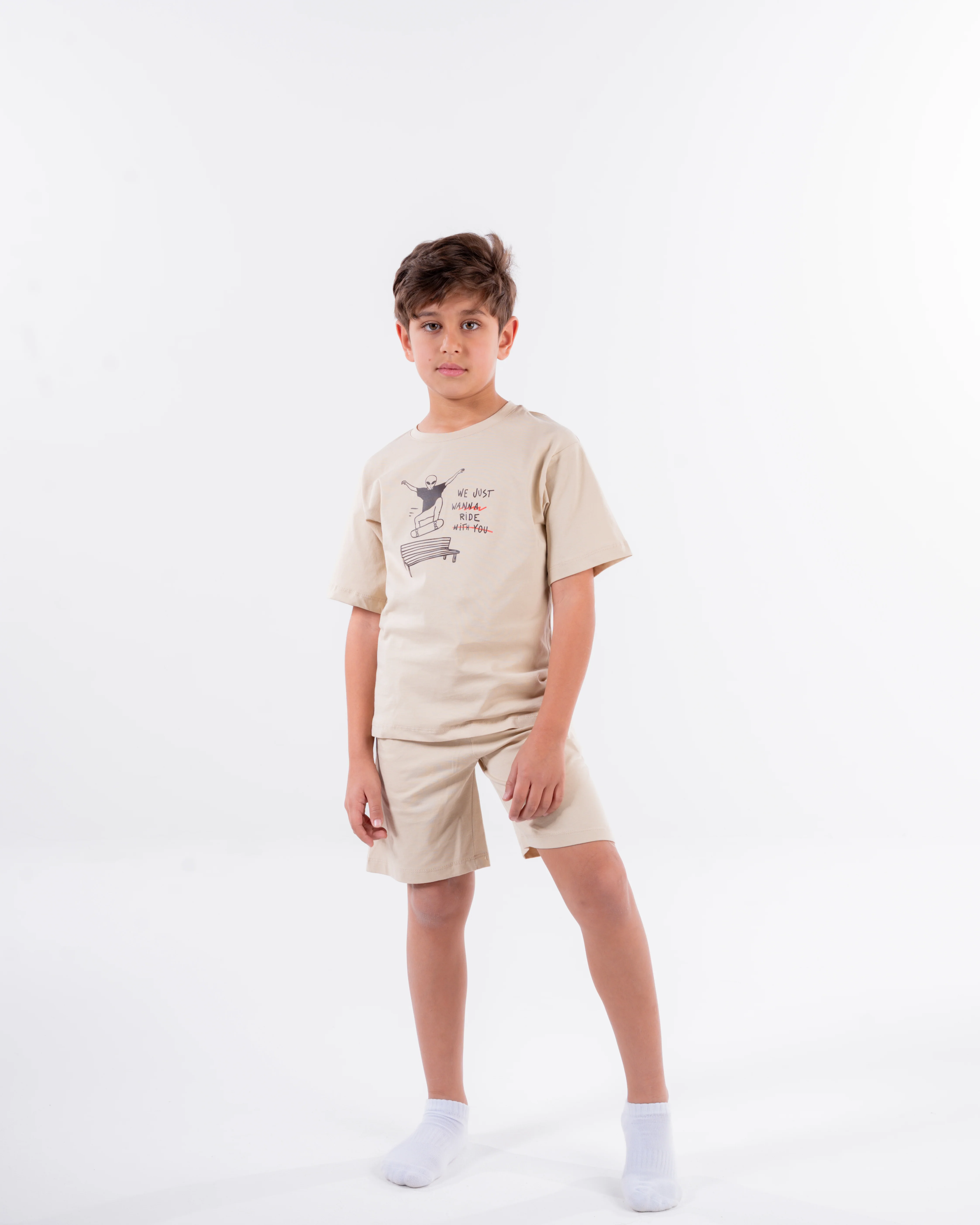 Boys Printed Half Sleeves Pyjama - Image 2