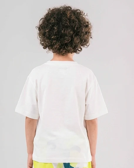 Boys Printed Half Sleeves T-shirt Over Size - Image 2
