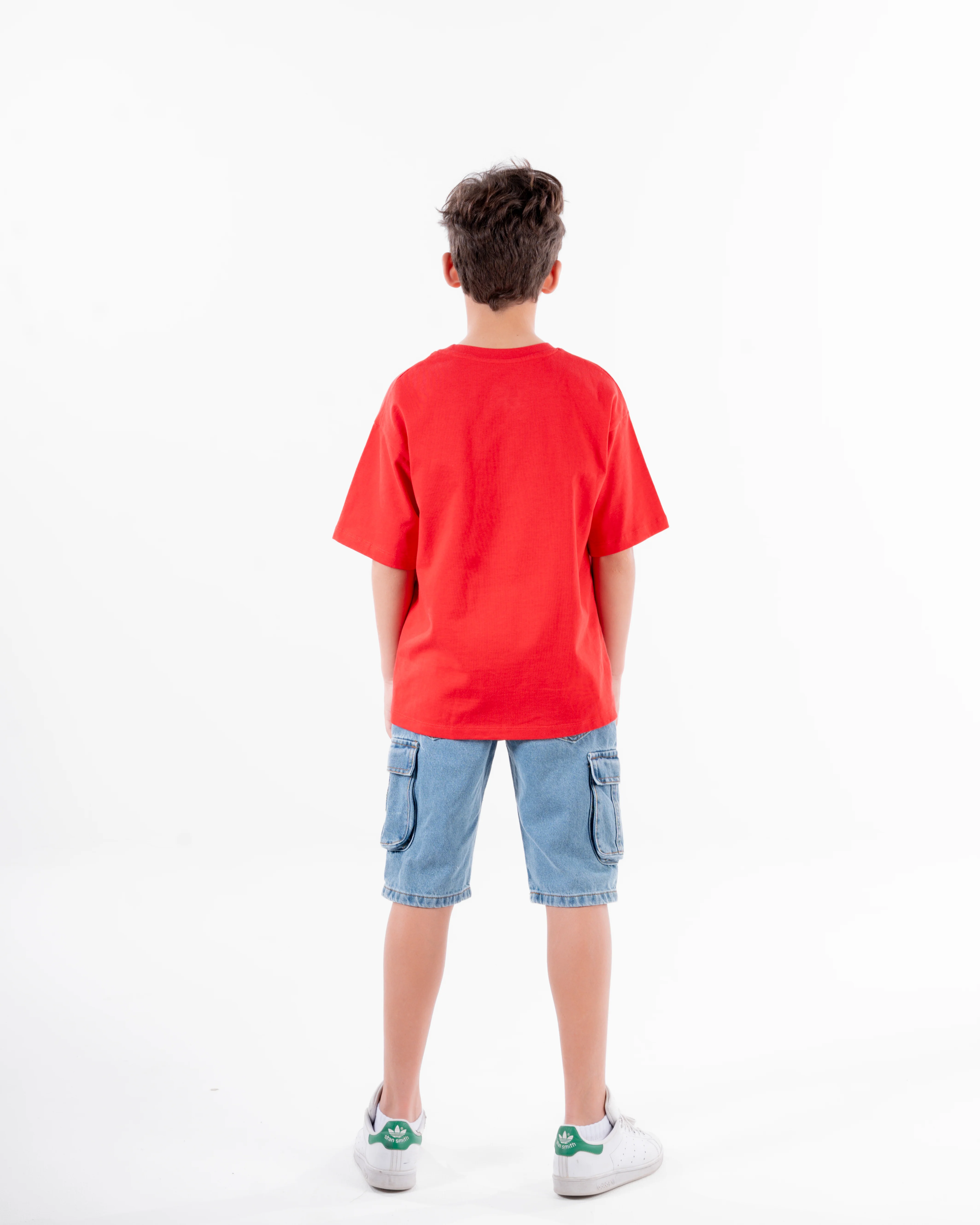 Boys Printed Half Sleeves T-Shirt Oversize - Image 4