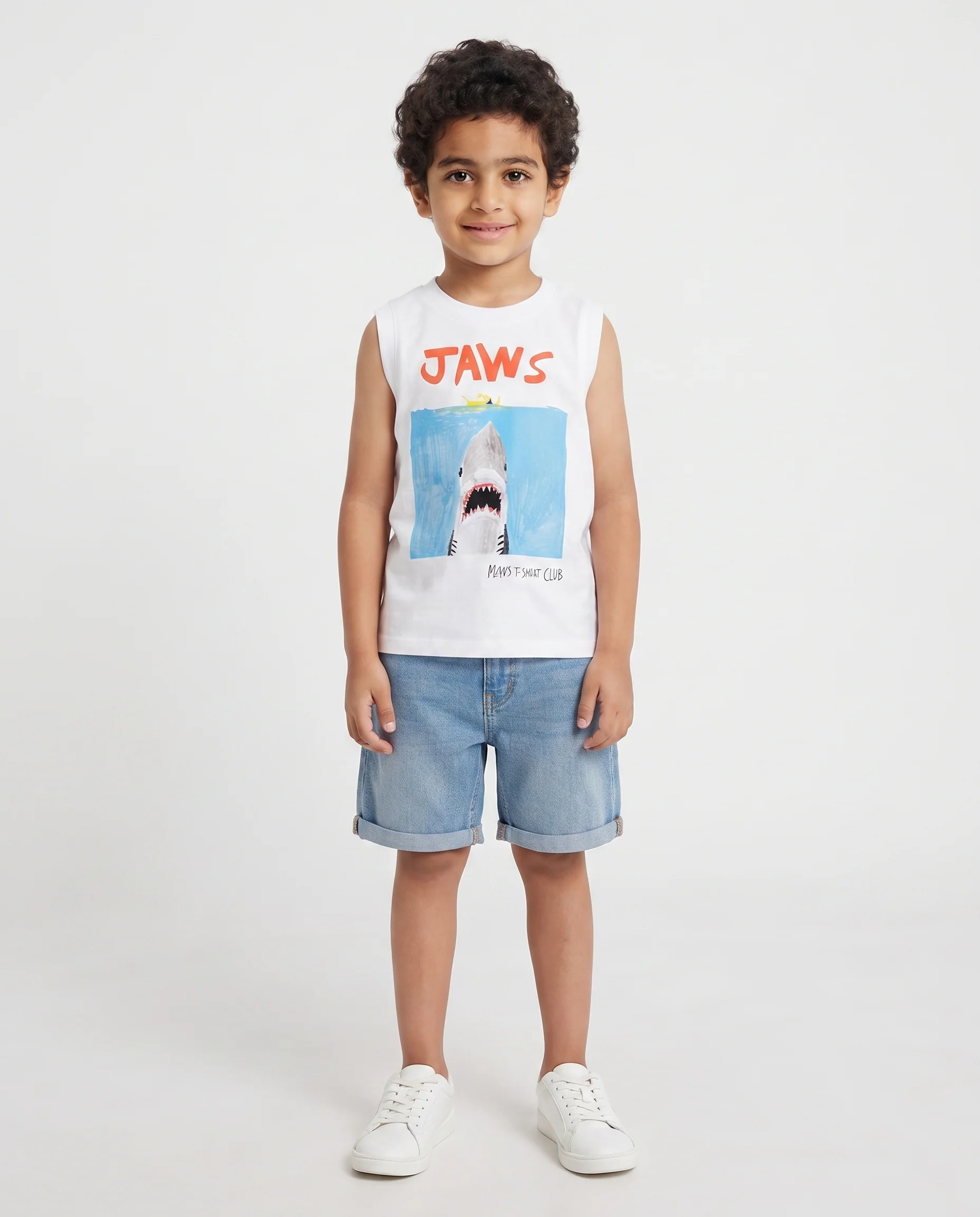 Boys Printed Jaws Cut T-shirt - Image 2