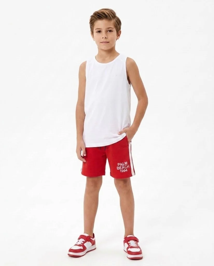 Boys Printed Palm Beach Short