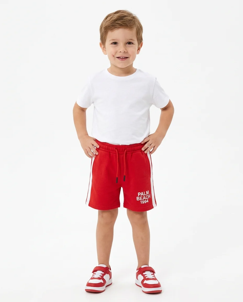 Boys Printed Palm Beach Short - Image 2