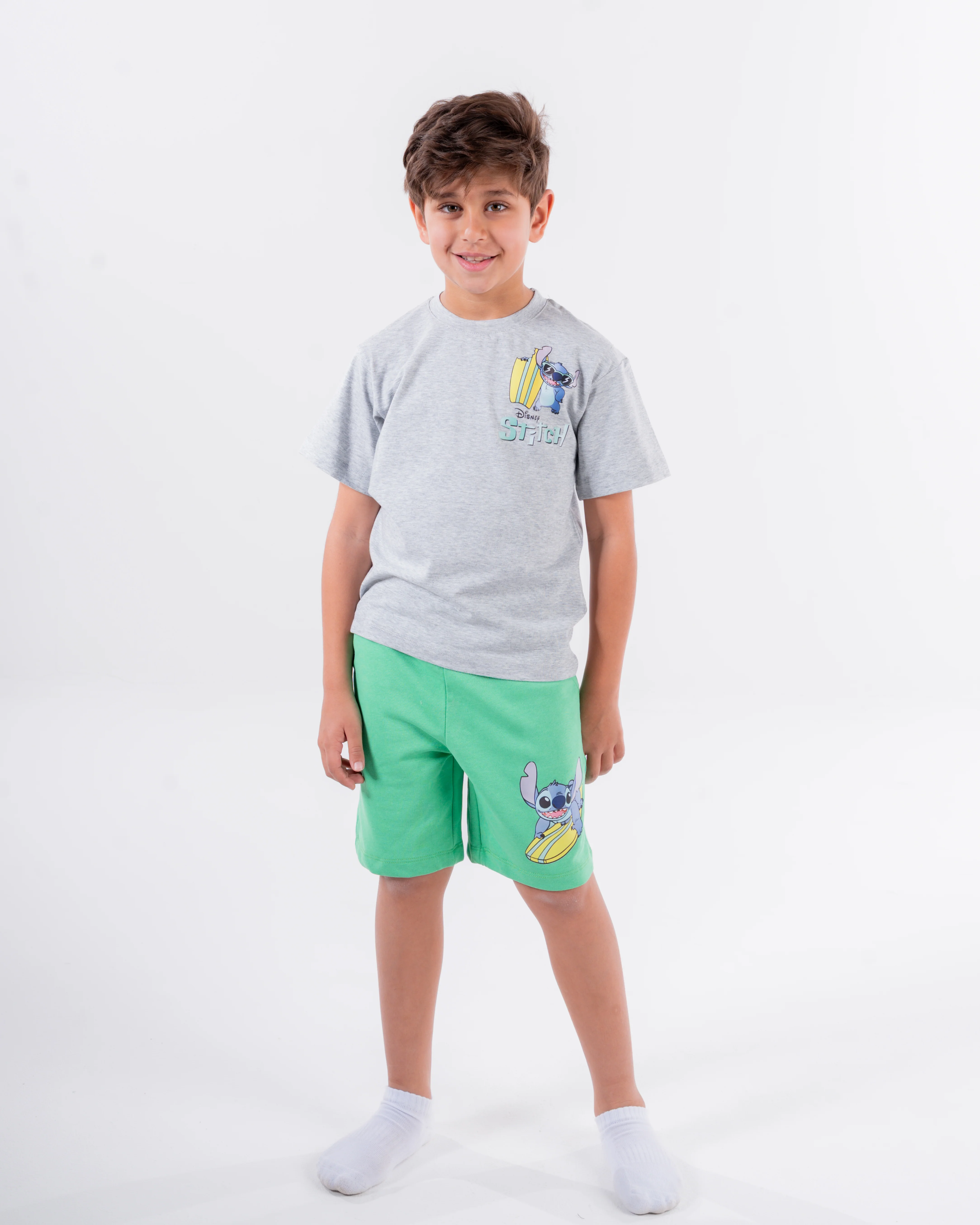 Boys Printed Stitch Half Sleeves Pyjama - Image 3