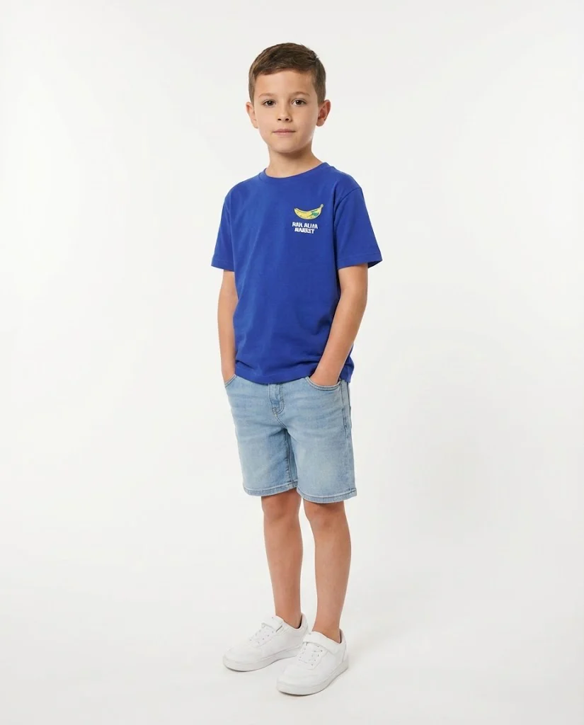 Boys Printed T-Shirt Banana - Image 2