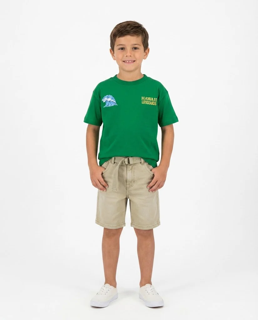 Boys Printed T-Shirt Hawaii Sunset - Image 2