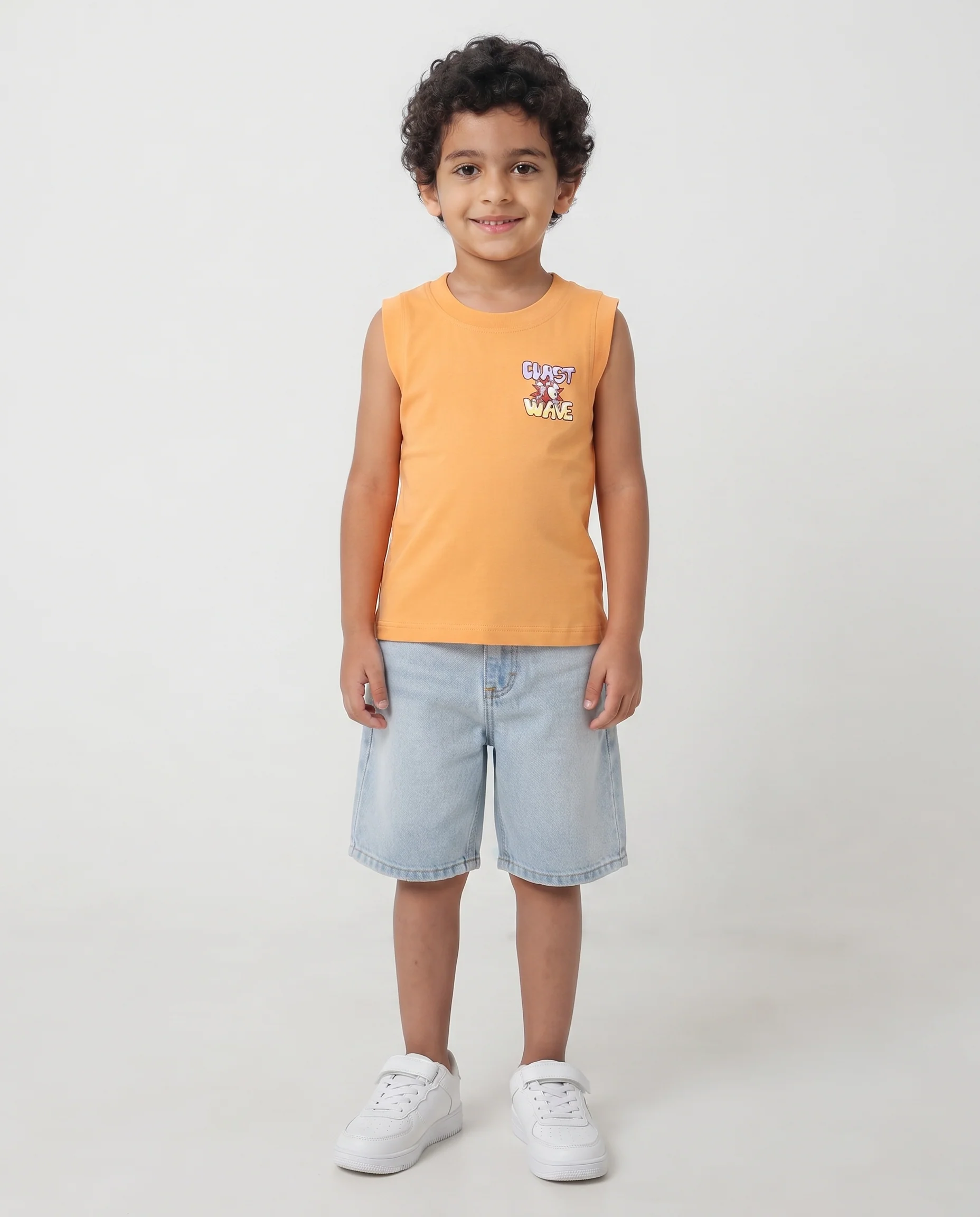 Boys Printed Wave Cut T-shirt - Image 3