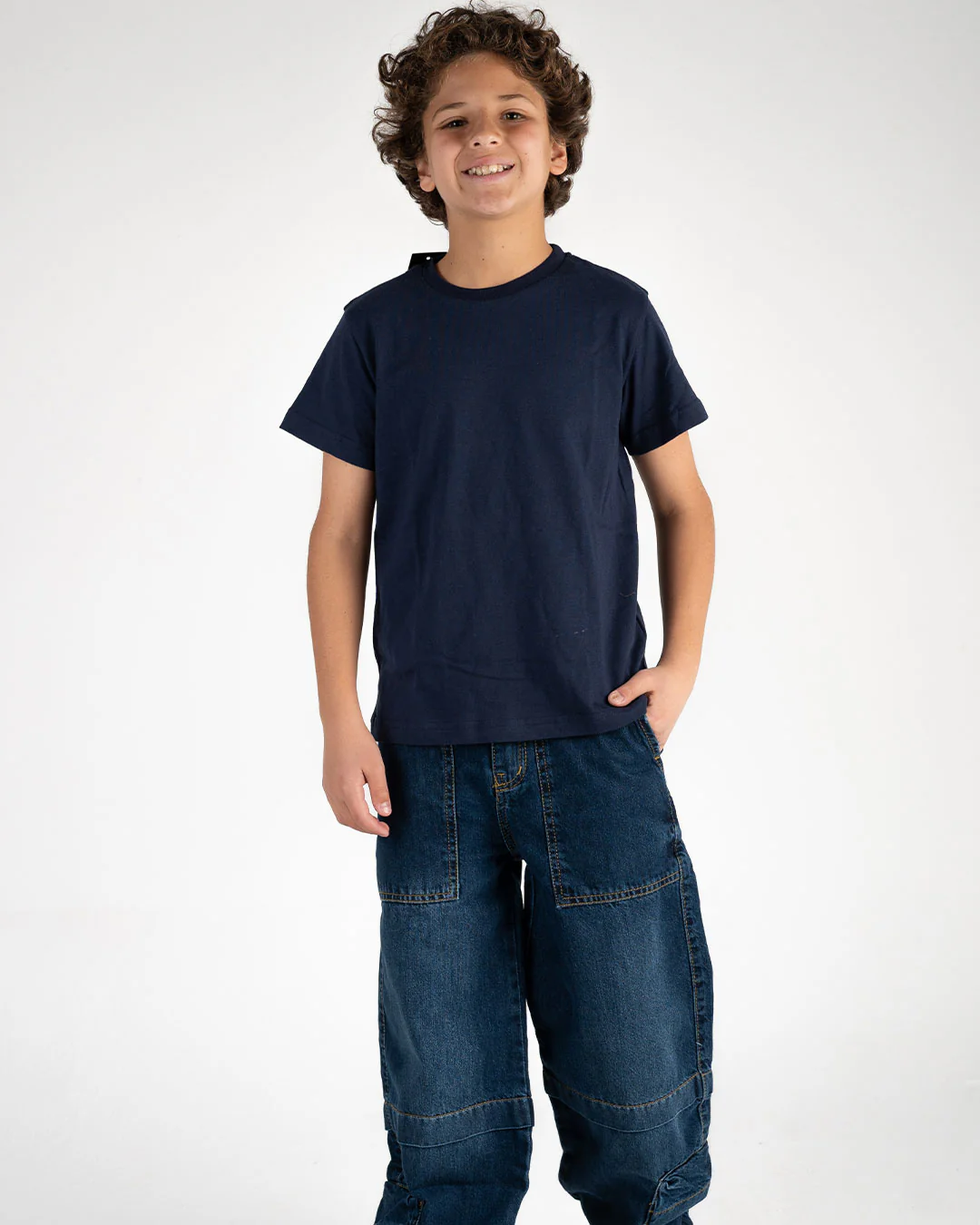 Boys Round Neck T-Shirt Half-Sleeves - Image 13