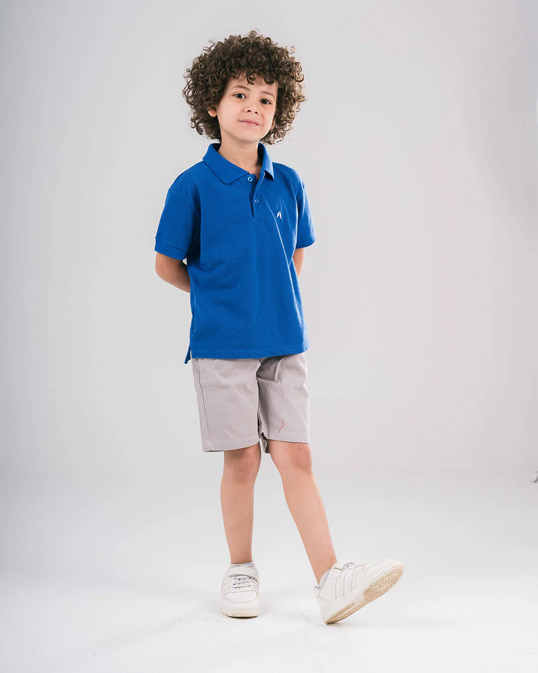Boys Short Sleeved Embroidered Polo T-shirt - Image 11