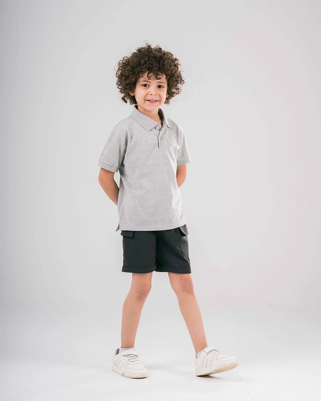 Boys Short Sleeved Embroidered Polo T-shirt - Image 6