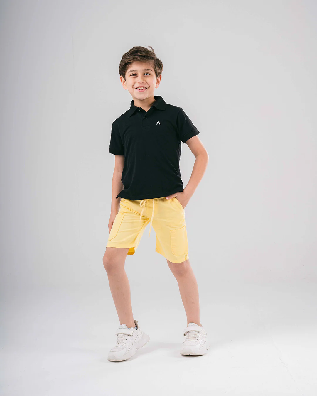 Boys Short Sleeved Embroidered Polo T-shirt - Image 7