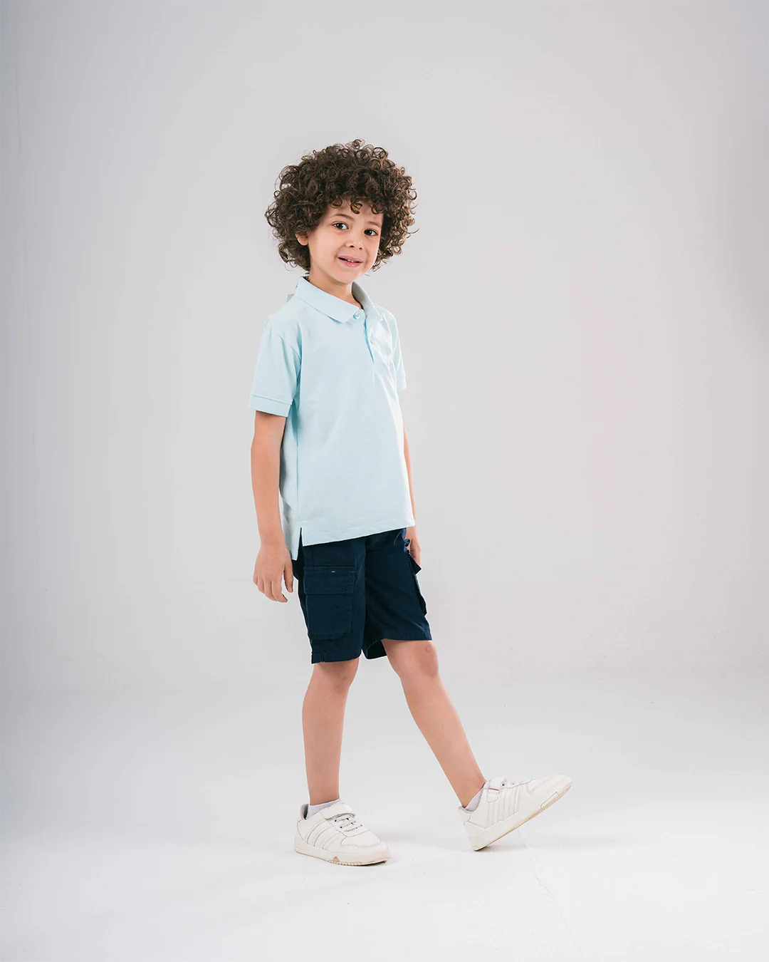 Boys Short Sleeved Embroidered Polo T-shirt - Image 9