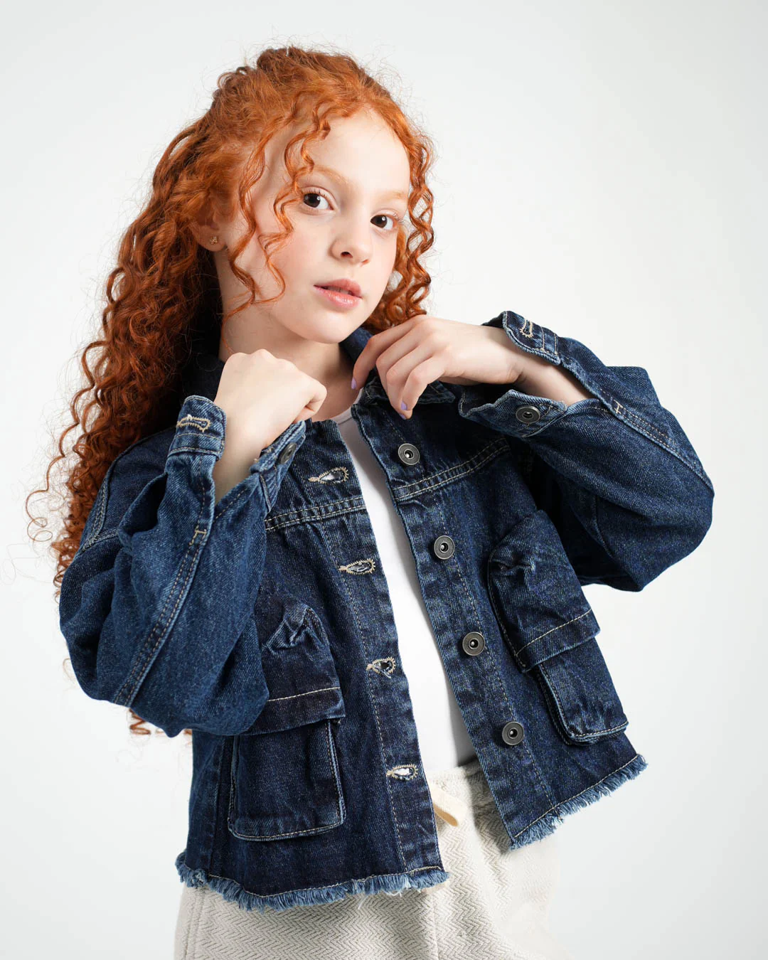 Denim Jacket for Girls - Image 10