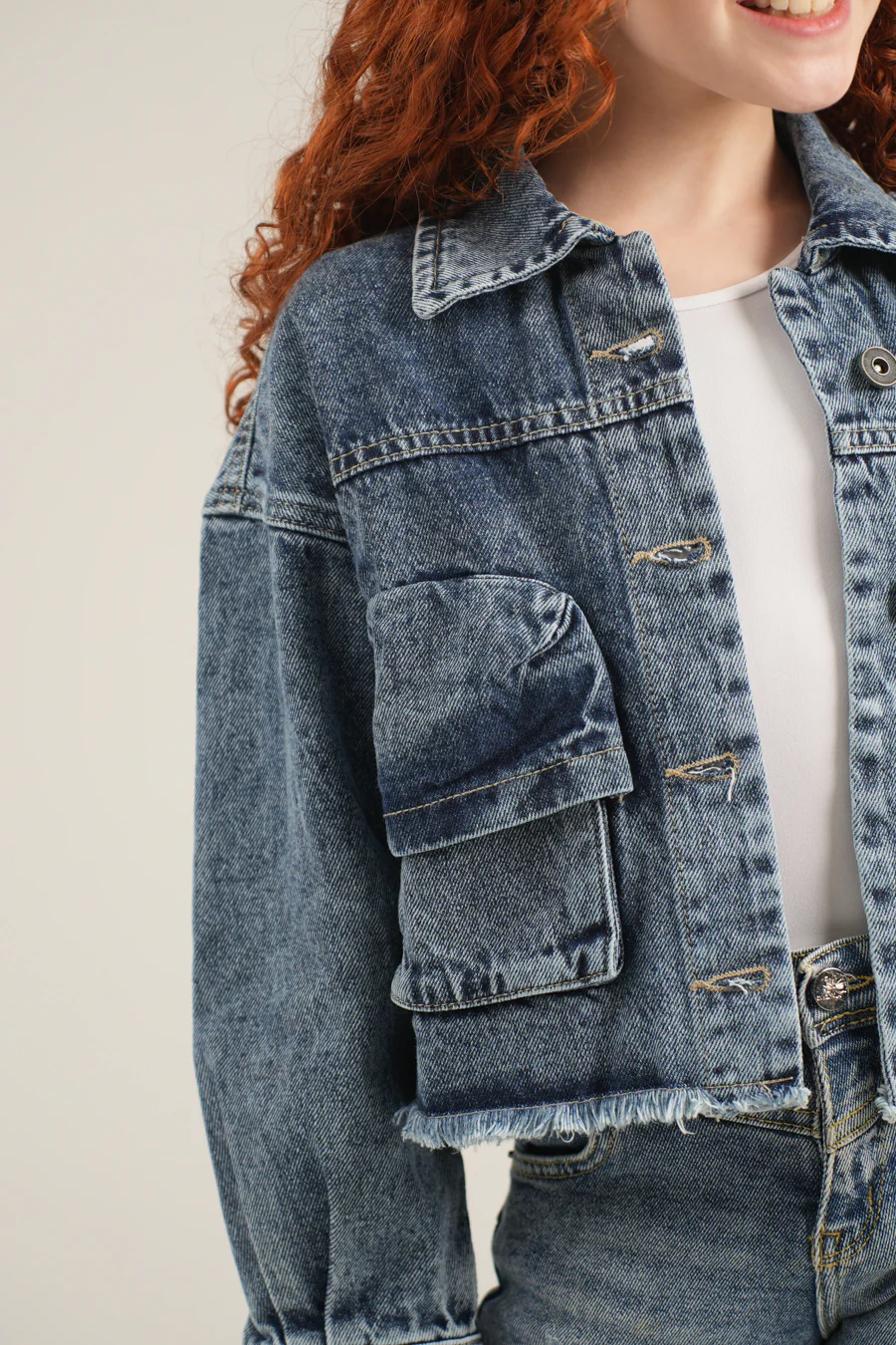 Denim Jacket for Girls - Image 4