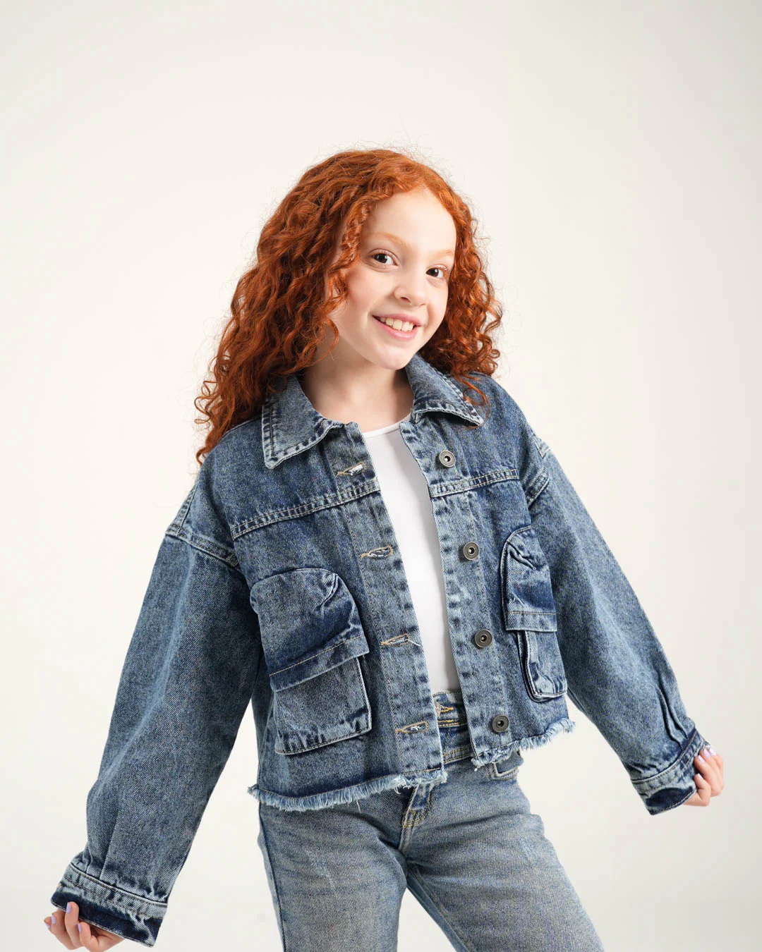 Denim Jacket for Girls - Image 9