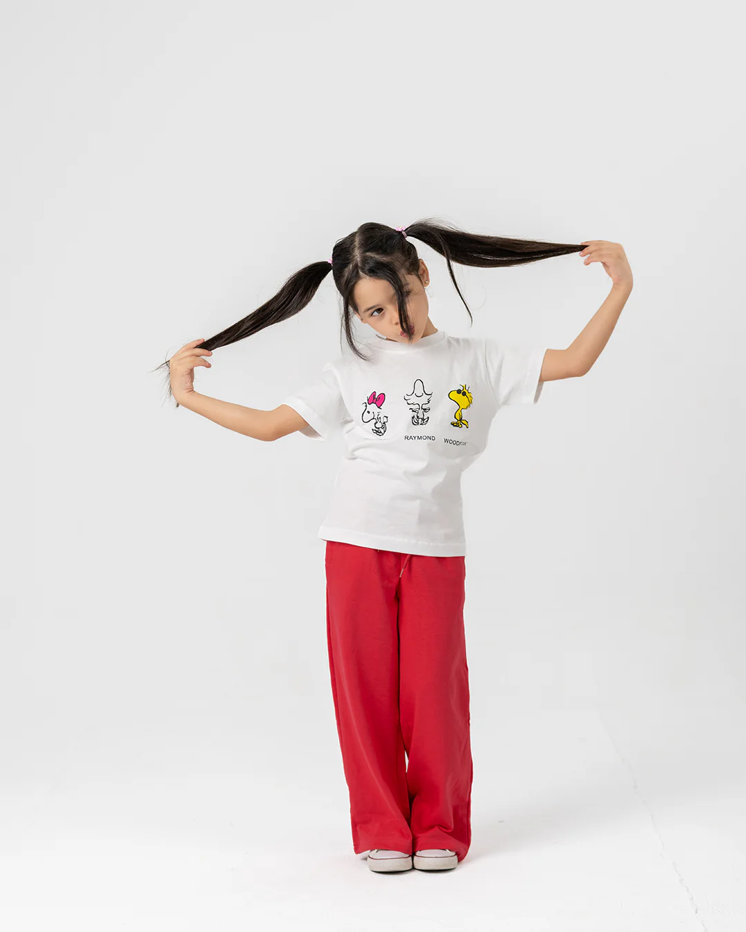 Double Face Girls Printed T-shirt - Image 4