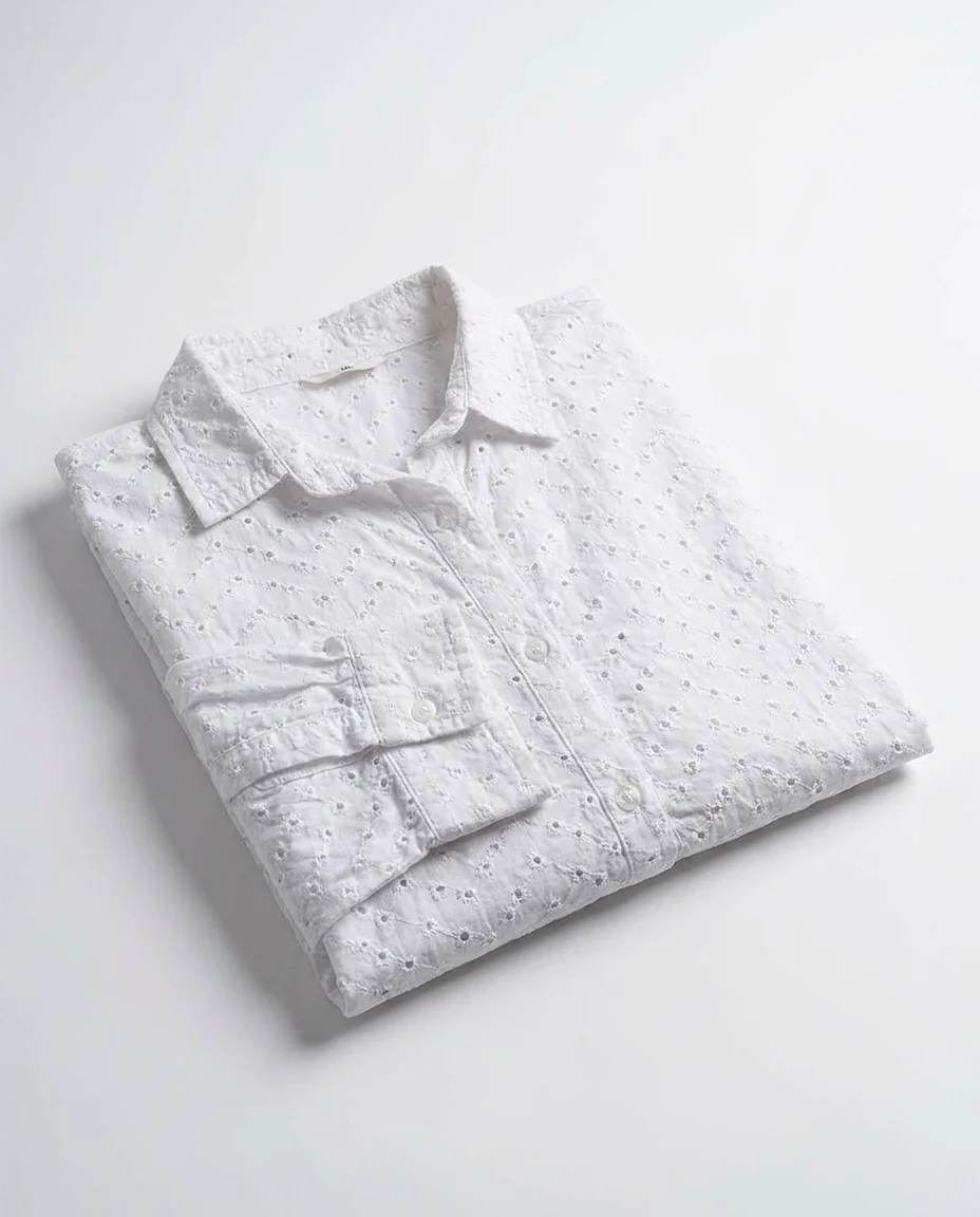 Embroidered Long Sleeve Blouse - Image 2