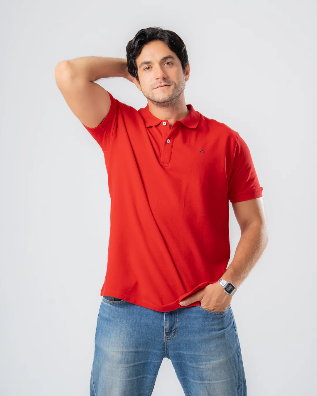 Embroidered Polo T-shirt - Image 14