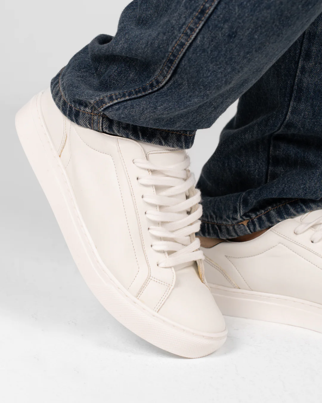 Flat White Sneakers - Image 4