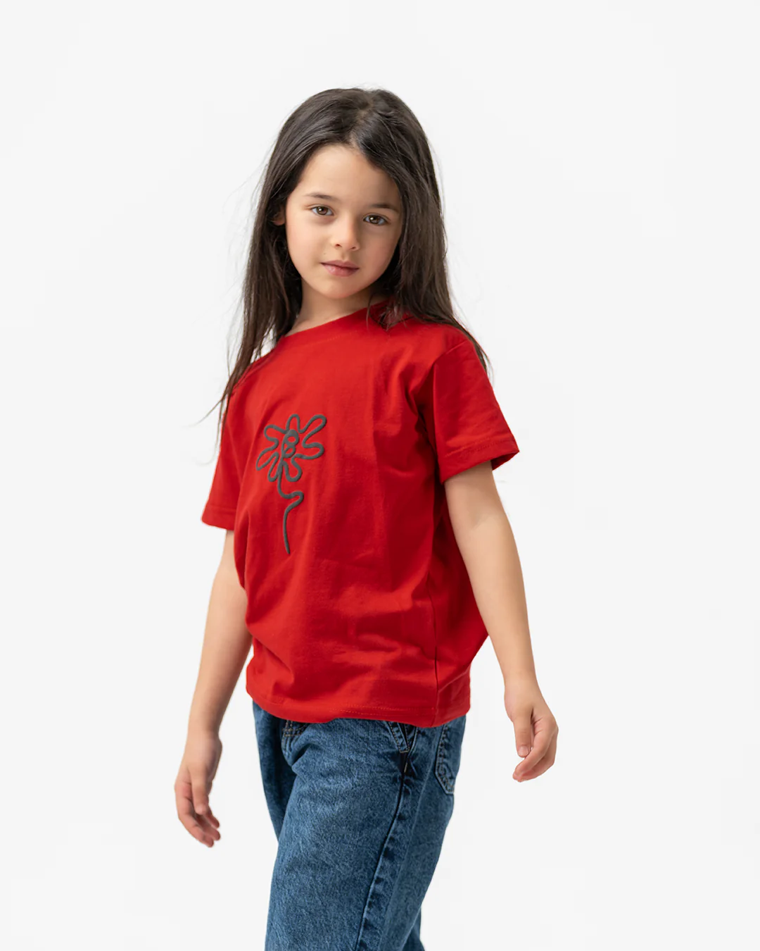 Flower Printed T-shirt - Image 3