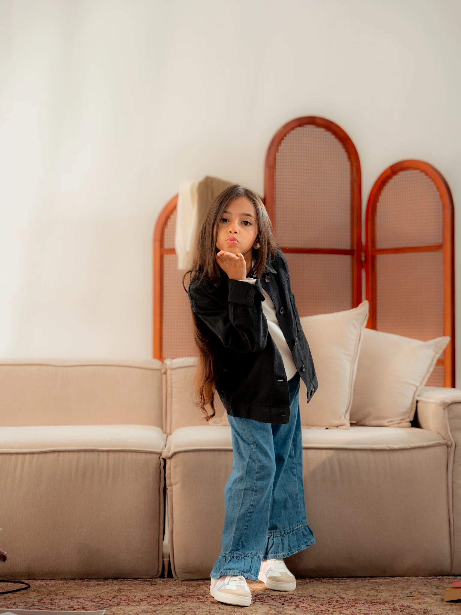 Girl Plain OverShirt - Image 6