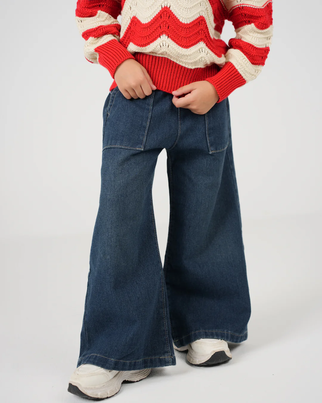 Girl Wide Leg Denim Pants