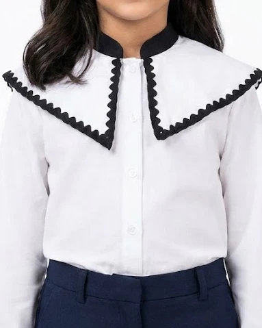 Girls Embroidered Long Sleeves Blouse - Image 2