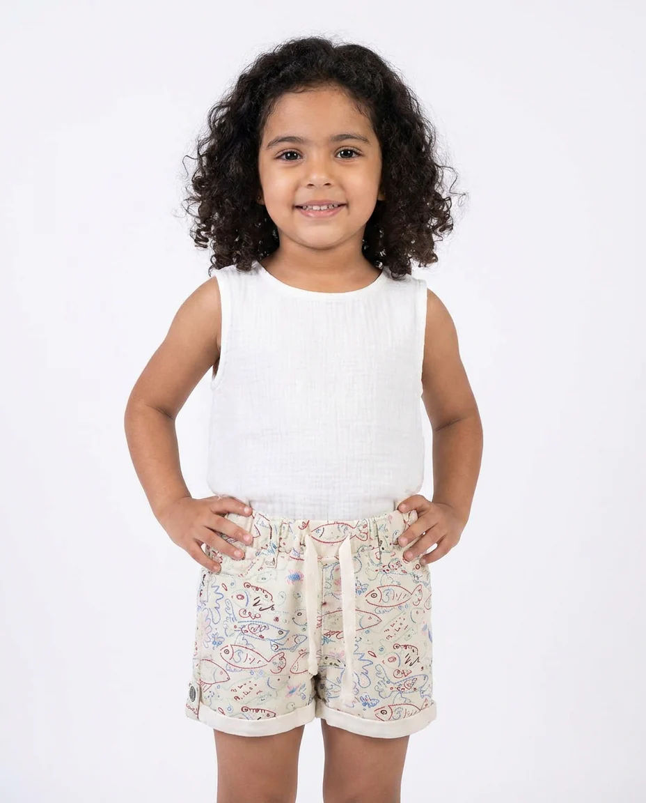 Girls Gabardine Short - Image 3