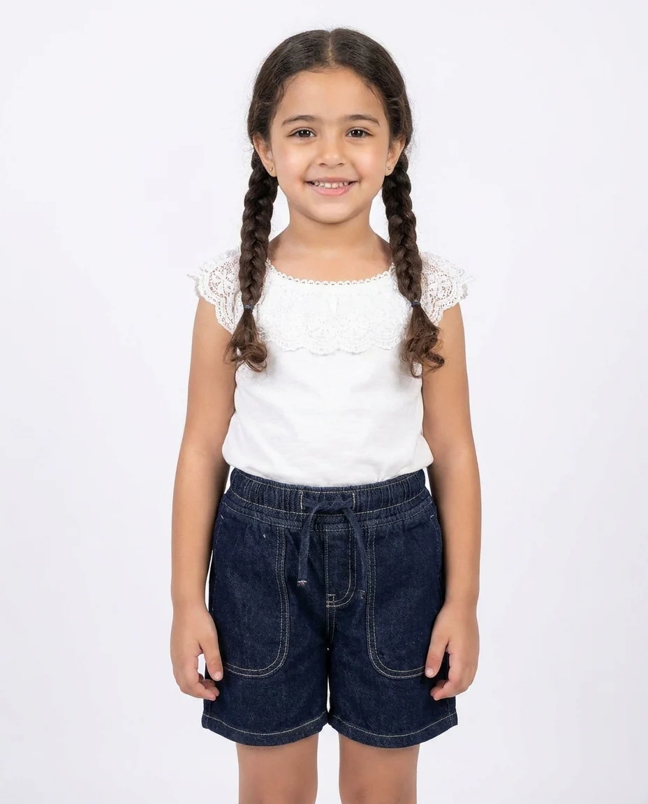 Girls Jeans Short - Image 3