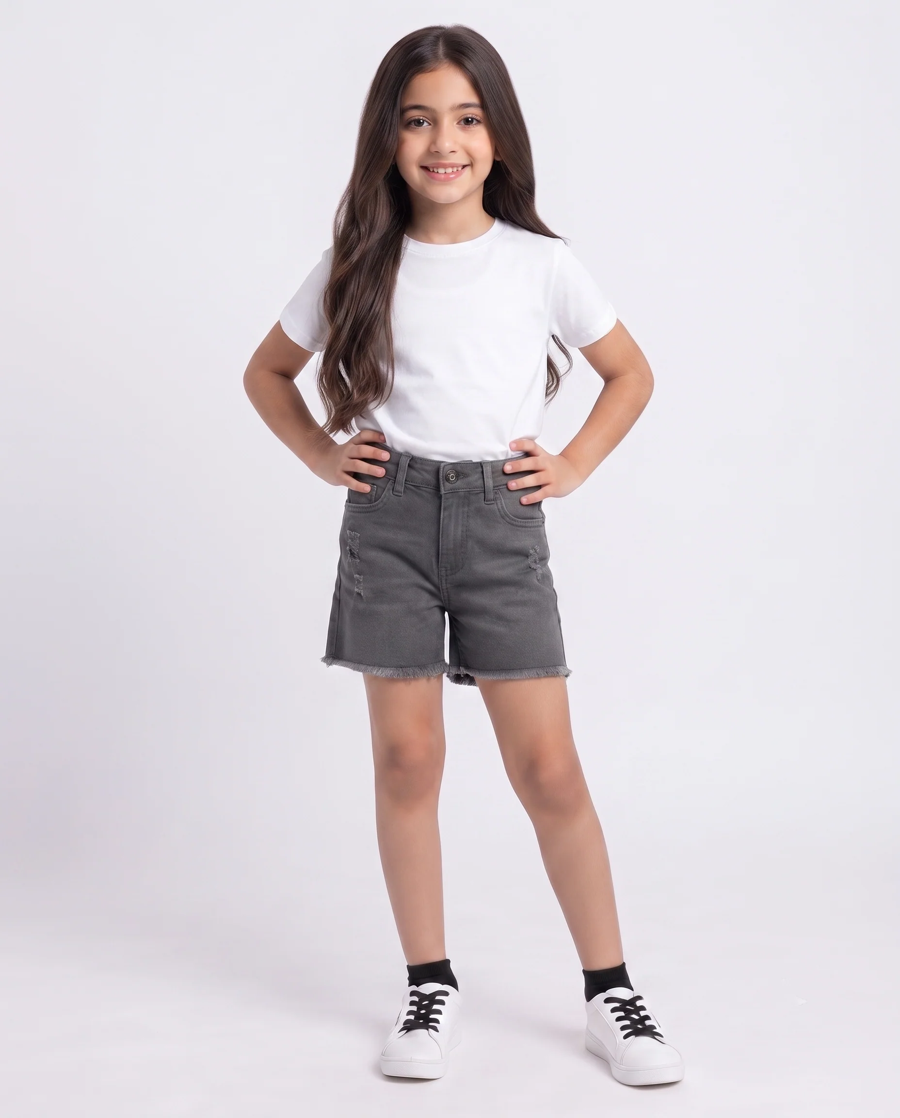 Girls Jeans Short - Image 4
