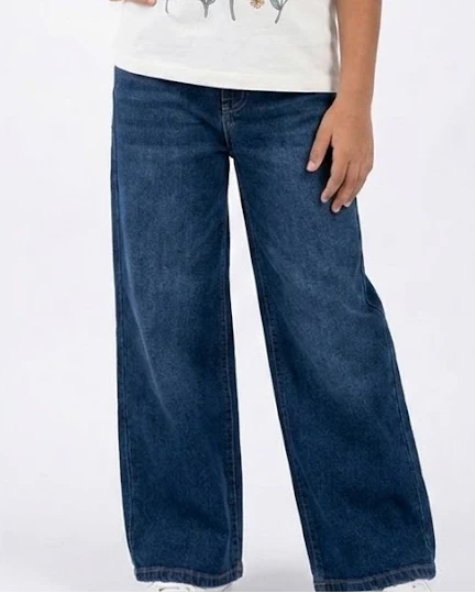 Girls Jeans Wide Leg Pant