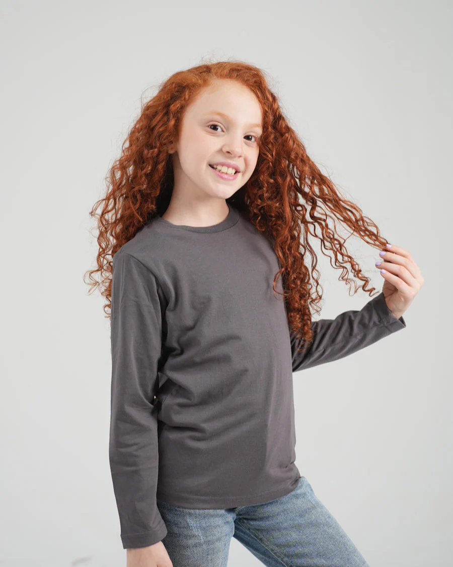 Girls long-sleeve roundneck t-shirt - Image 3