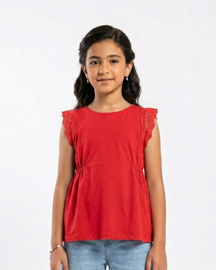 Girls Plain Blouse