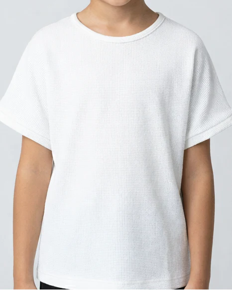 Girls Plain Half Sleeves T-Shirt - Image 5